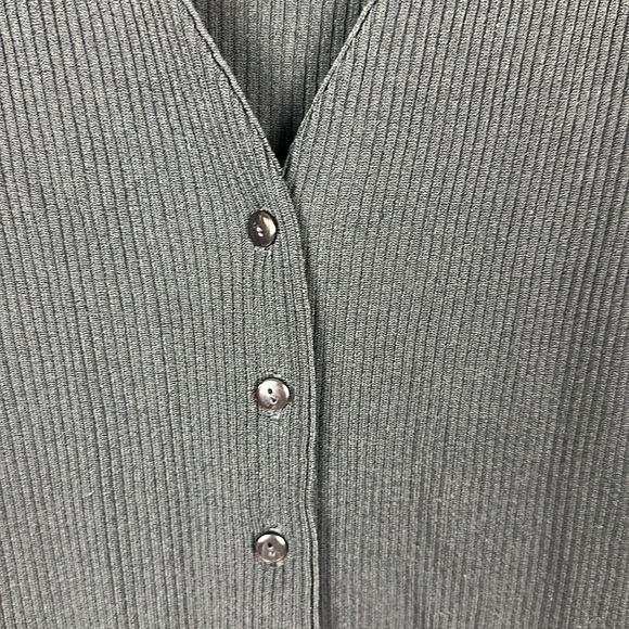 SML Sport black belted button-down cardigan, size PM - Picture 5 of 7